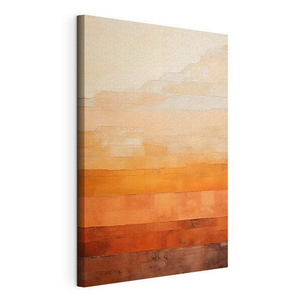 Tableaux Mur à rayures orange et blanches (UGS : s44189) Tableaux Tableaux Mur à rayures orange et blanches (UGS : s44189)