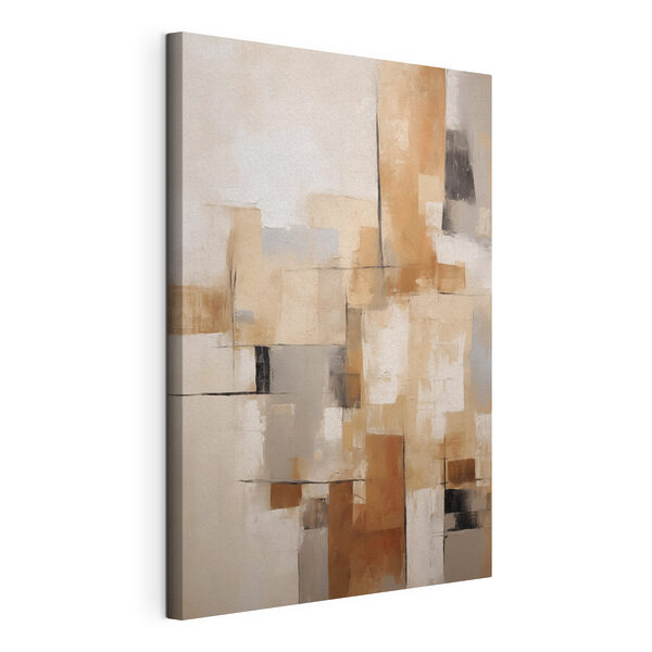 Tableaux Peinture d'un mur blanc et brun (UGS : s44191) Tableaux Tableaux Peinture d'un mur blanc et brun (UGS : s44191)