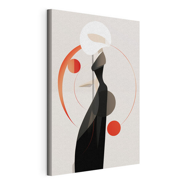 Tableaux Femme portant une robe noire et un chapeau blanc (UGS : s44208) Tableaux Tableaux Femme portant une robe noire et un chapeau blanc (UGS : s44208)