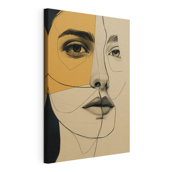 Tableaux Dessin d'un visage de femme (UGS : s39963) Tableaux Tableaux Dessin d'un visage de femme (UGS : s39963)