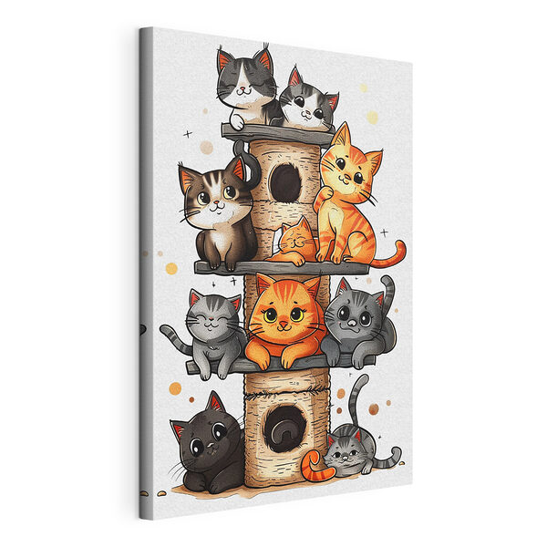 Tableaux Groupe de chats sur une tour (UGS : s40929) Tableaux Tableaux Groupe de chats sur une tour (UGS : s40929)