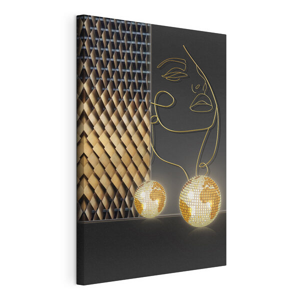 Un mélange artistique de lignes et de lumière Tableaux Un mélange artistique de lignes et de lumière
