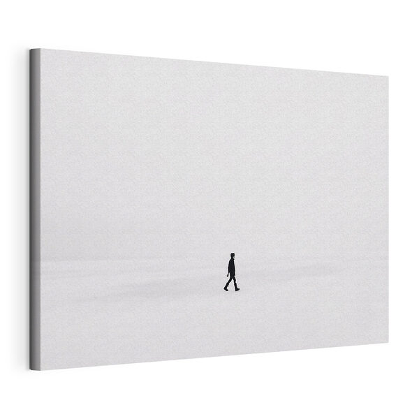 Personne marchant dans la neige Tableaux Personne marchant dans la neige