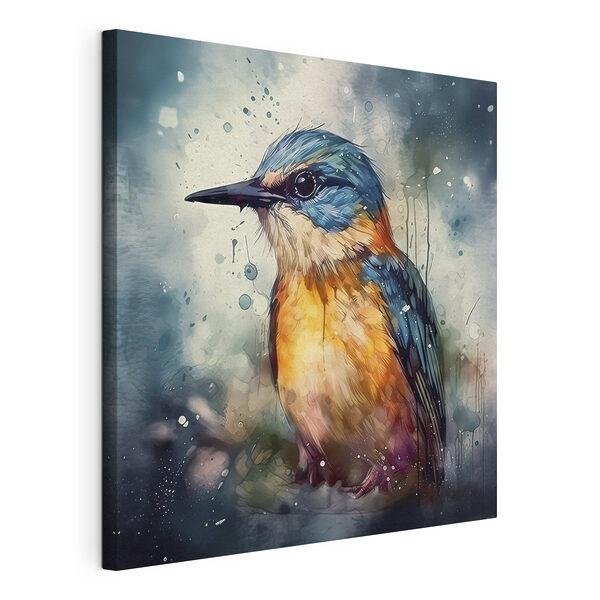 Un oiseau assis sur une branche Tableaux Un oiseau assis sur une branche