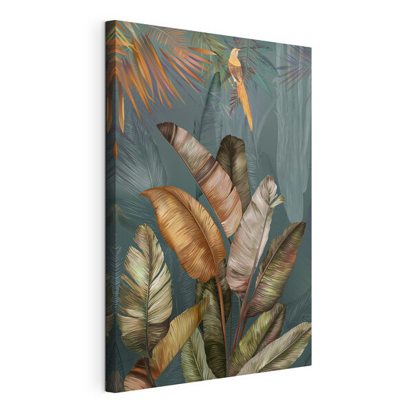 Tableaux Feuilles tropicales aux couleurs éclatantes (UGS : s35860) Tableaux Tableaux Feuilles tropicales aux couleurs éclatantes (UGS : s35860)