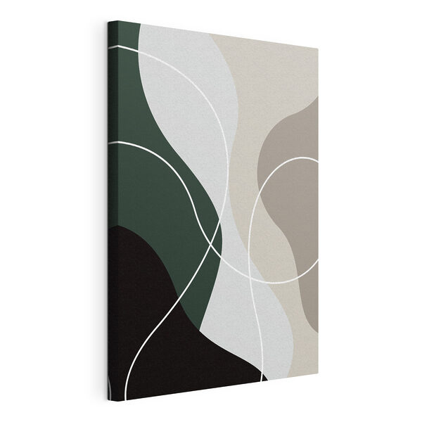 Un fond coloré avec des lignes blanches Tableaux Un fond coloré avec des lignes blanches