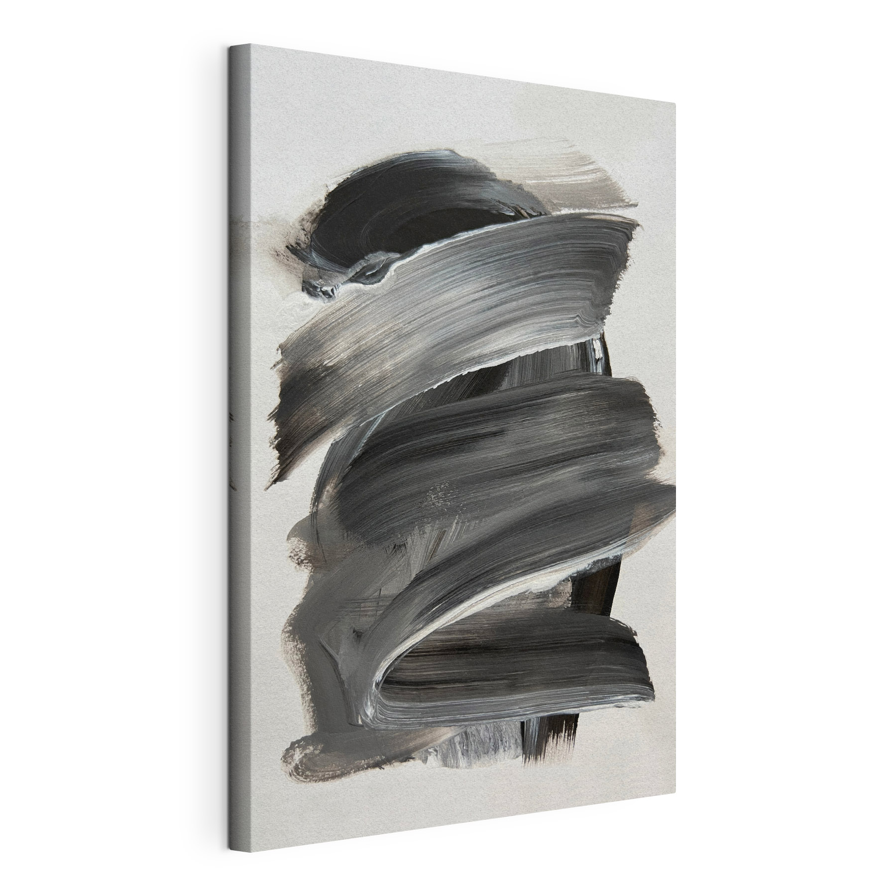 Black and white brushstroke Black and white brushstroke