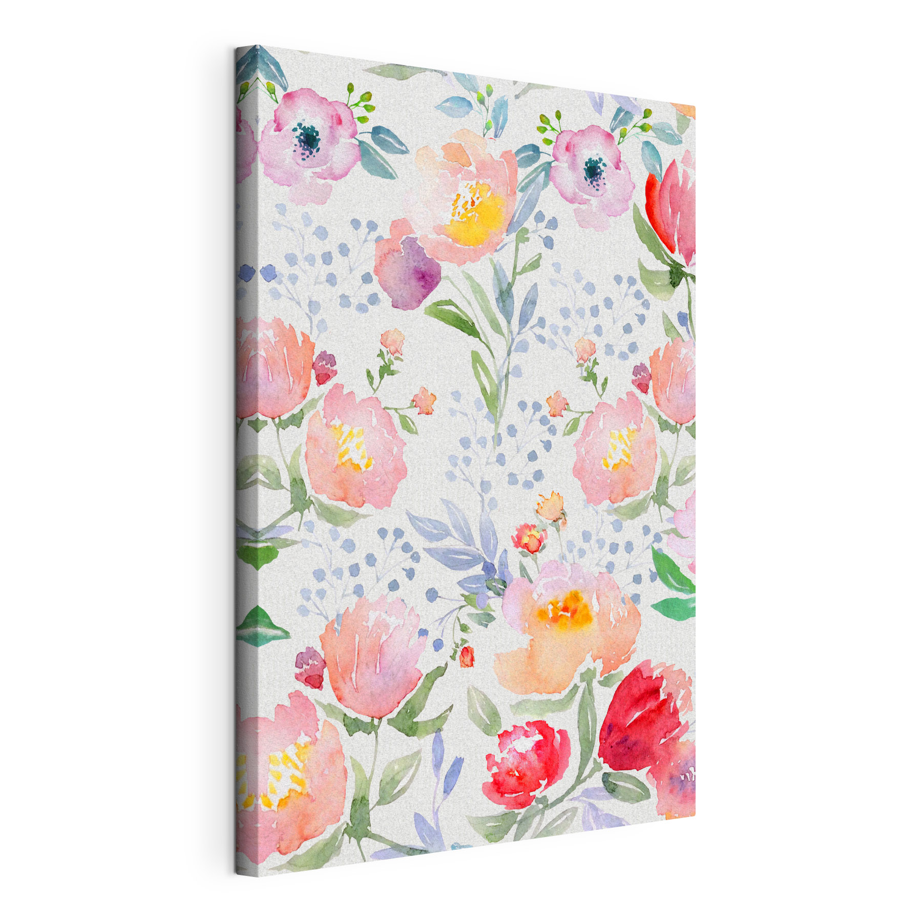 Watercolor painting of flowers
