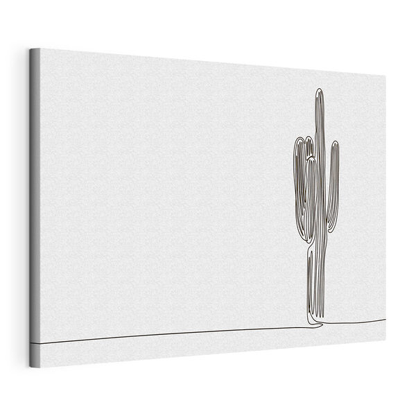 Cactus drawn in one line