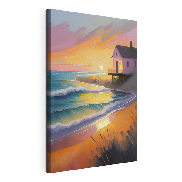 Maison sur la plage Tableaux Maison sur la plage