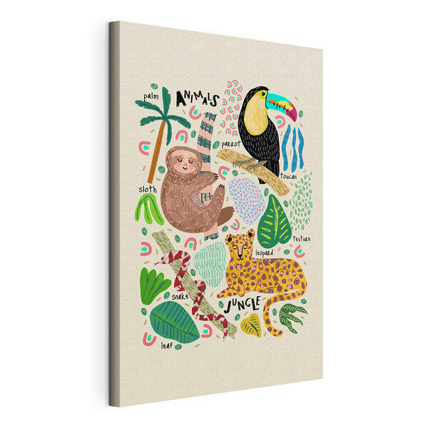 Un groupe d'animaux et de plantes Tableaux Un groupe d'animaux et de plantes