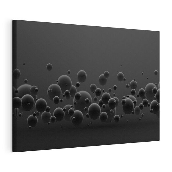 A group of black balls