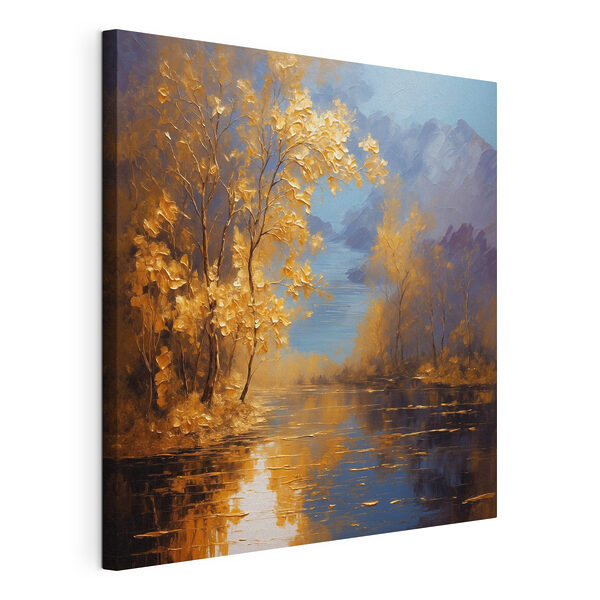 Une peinture d'arbres et d'eau Tableaux Une peinture d'arbres et d'eau