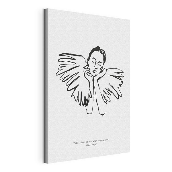 Dessin d'une femme avec des ailes Tableaux Dessin d'une femme avec des ailes