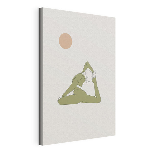 Une femme qui fait du yoga Tableaux Une femme qui fait du yoga