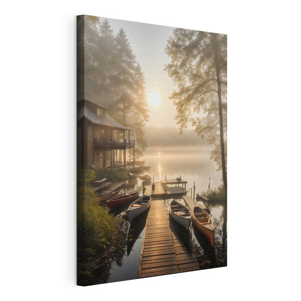 Tableaux Un quai avec des bateaux et une maison sur l'eau (UGS : s38596) Tableaux Tableaux Un quai avec des bateaux et une maison sur l'eau (UGS : s38596)