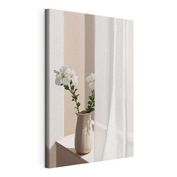 Tableaux Une fleur blanche dans un vase (UGS : s38772) Tableaux Tableaux Une fleur blanche dans un vase (UGS : s38772)