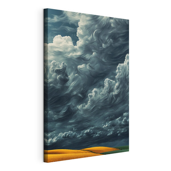Ciel nuageux avec de nombreux nuages Tableaux Ciel nuageux avec de nombreux nuages
