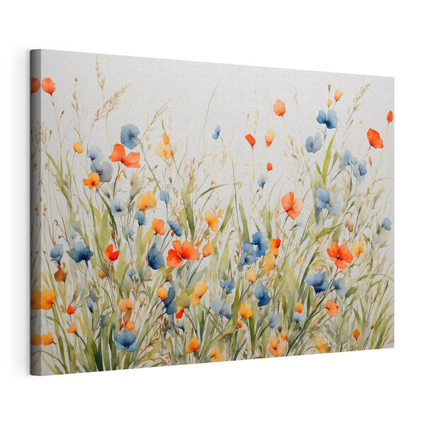 Peinture de fleurs et d'herbe Tableaux Peinture de fleurs et d'herbe