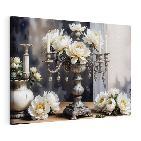 Tableaux Des fleurs élégantes dans un cadre décoratif (UGS : s39384) Tableaux Tableaux Des fleurs élégantes dans un cadre décoratif (UGS : s39384)