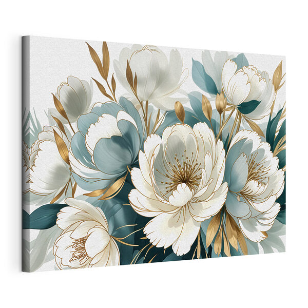 De magnifiques fleurs aux teintes douces Tableaux De magnifiques fleurs aux teintes douces
