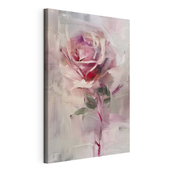 Une rose délicate aux teintes douces Tableaux Une rose délicate aux teintes douces