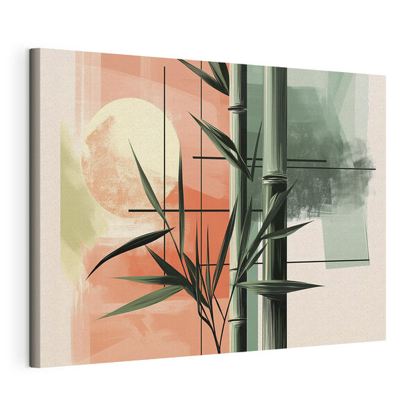 Tiges et feuilles de bambou Tableaux Tiges et feuilles de bambou