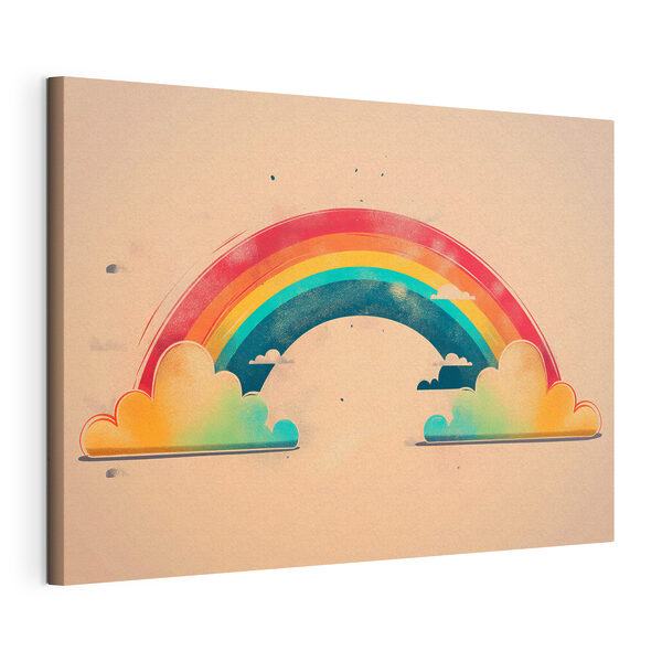 Tableaux Arc-en-ciel et nuages dans le ciel (UGS : s39945) Tableaux Tableaux Arc-en-ciel et nuages dans le ciel (UGS : s39945)