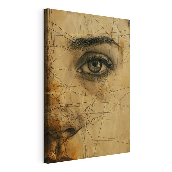 Dessin d'un œil de femme Tableaux Dessin d'un œil de femme