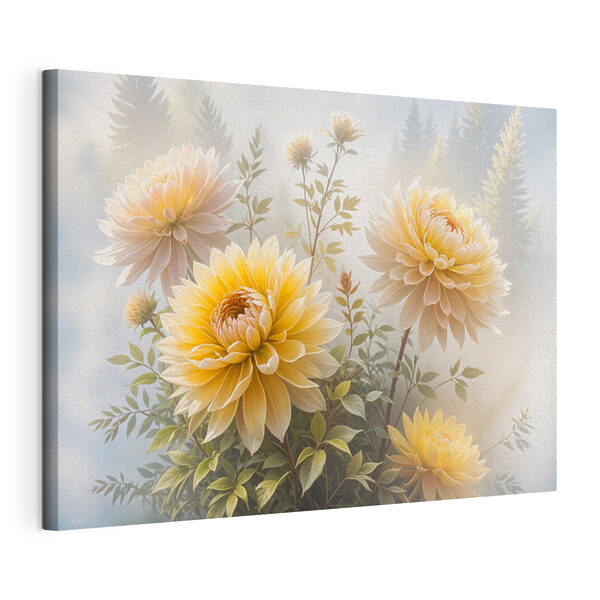 Groupe de fleurs jaunes Tableaux Groupe de fleurs jaunes