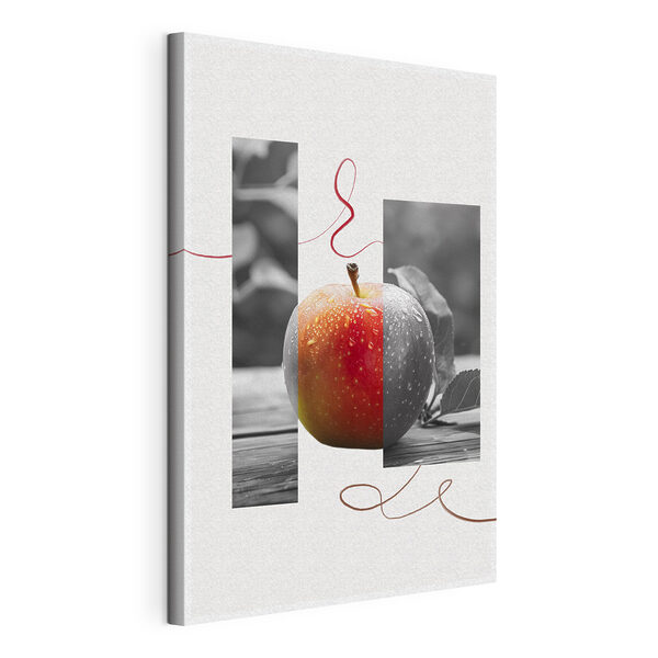 Tableaux Pomme rouge et grise