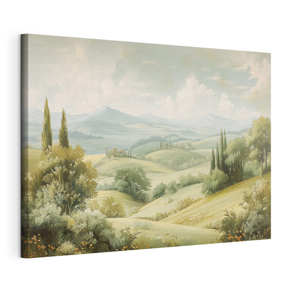 Paysage avec collines et arbres Tableaux Paysage avec collines et arbres