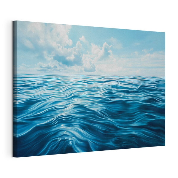 Océan bleu avec des nuages dans le ciel Tableaux Océan bleu avec des nuages dans le ciel