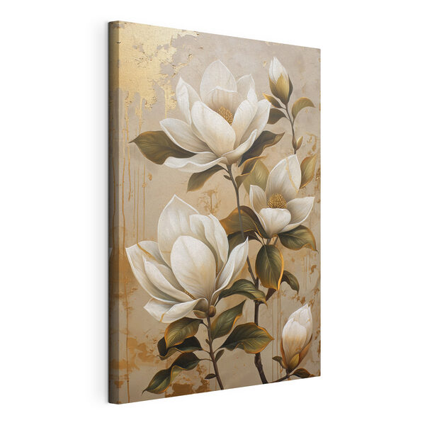Peinture de fleurs blanches Tableaux Peinture de fleurs blanches