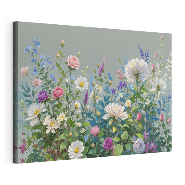 Tableaux Groupe de fleurs et de feuilles