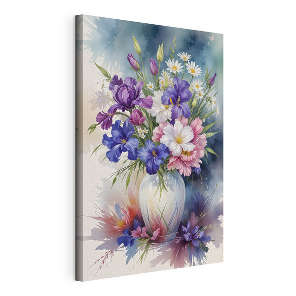 Peinture de fleurs dans un vase Tableaux Peinture de fleurs dans un vase
