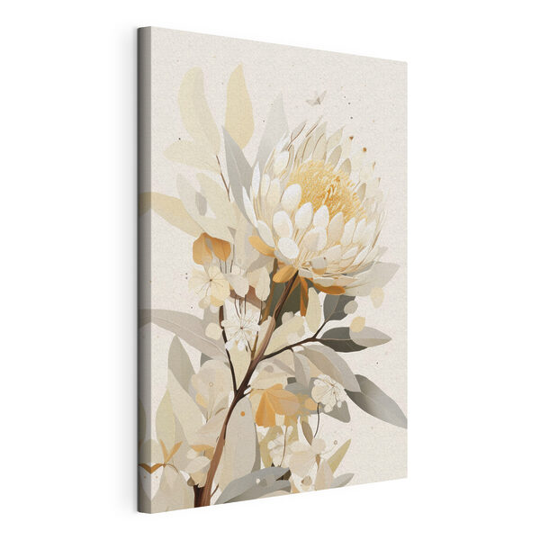 Tableaux Fleur blanche avec centre jaune (UGS : s40819) Tableaux Tableaux Fleur blanche avec centre jaune (UGS : s40819)