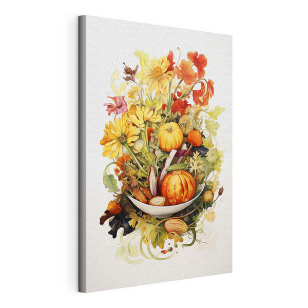 Aquarelle de légumes et de fleurs Tableaux Aquarelle de légumes et de fleurs