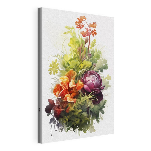 Tableaux Bouquet de fleurs et de feuilles