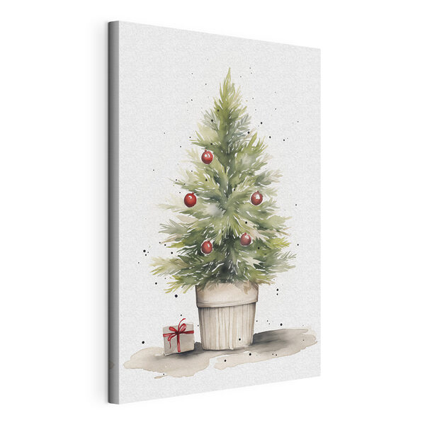 Watercolor of a christmas tree Watercolor of a christmas tree