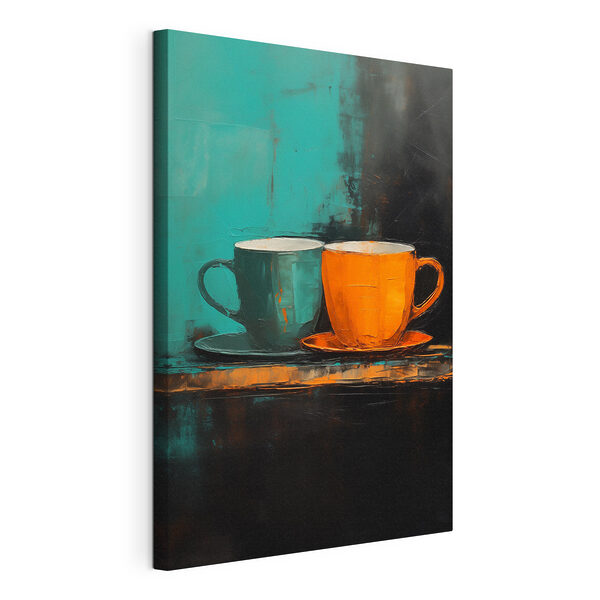 Tableaux Peinture de deux tasses