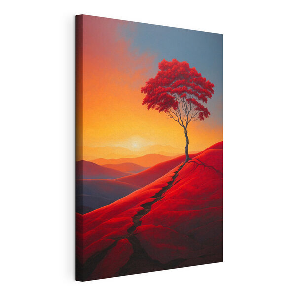 Arbre sur une colline Tableaux Arbre sur une colline
