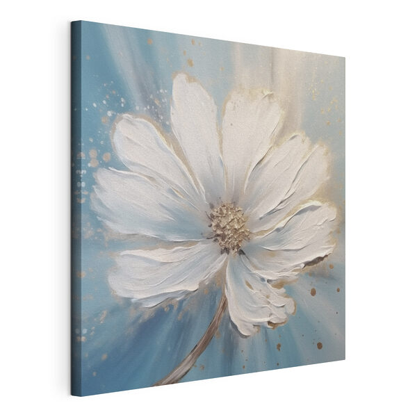 Tableaux Peinture d'une fleur blanche (UGS : s41690) Tableaux Tableaux Peinture d'une fleur blanche (UGS : s41690)