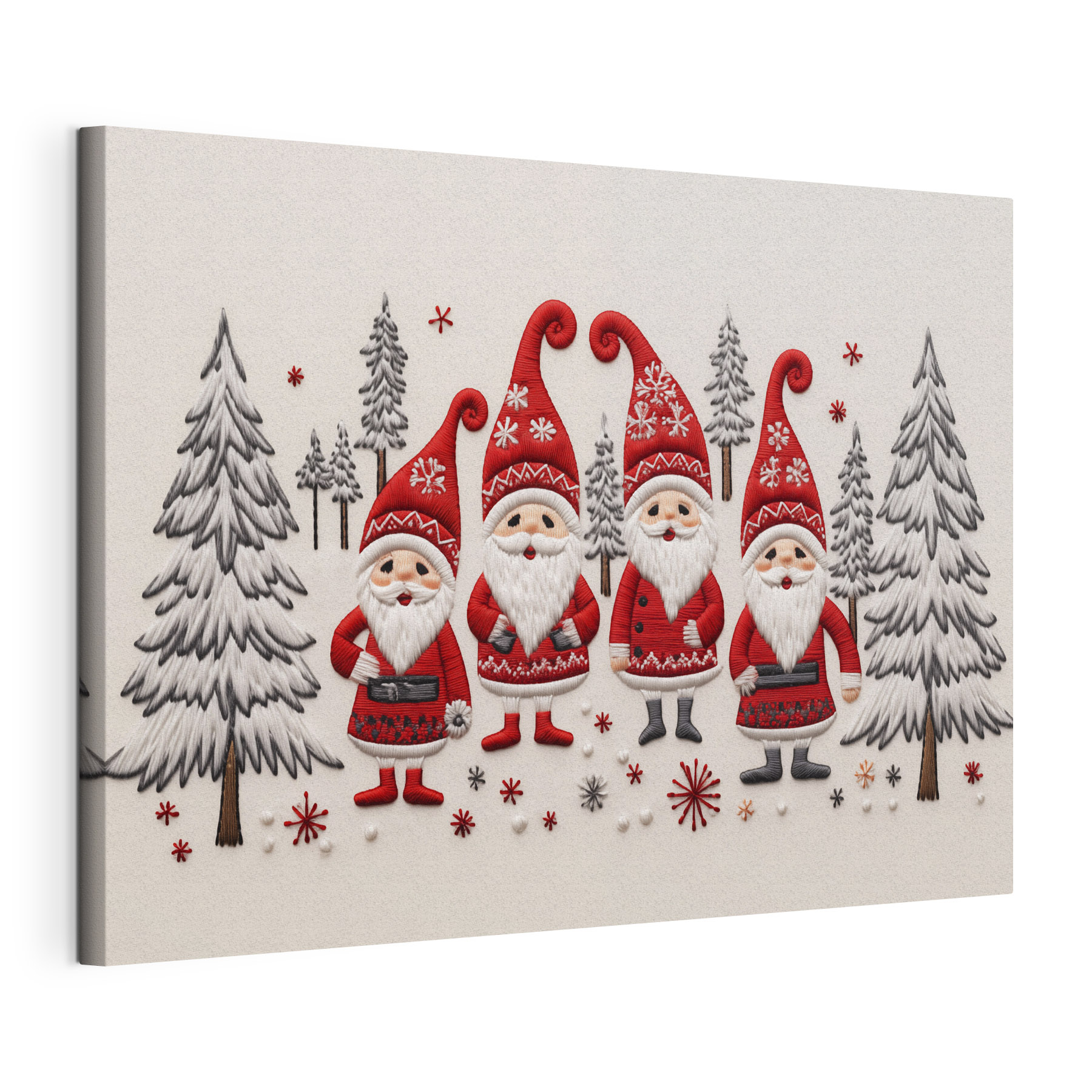 Group of gnomes and trees