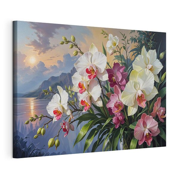 Tableaux Peinture de fleurs dans un vase