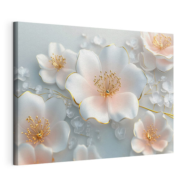 Groupe de fleurs blanches Tableaux Groupe de fleurs blanches