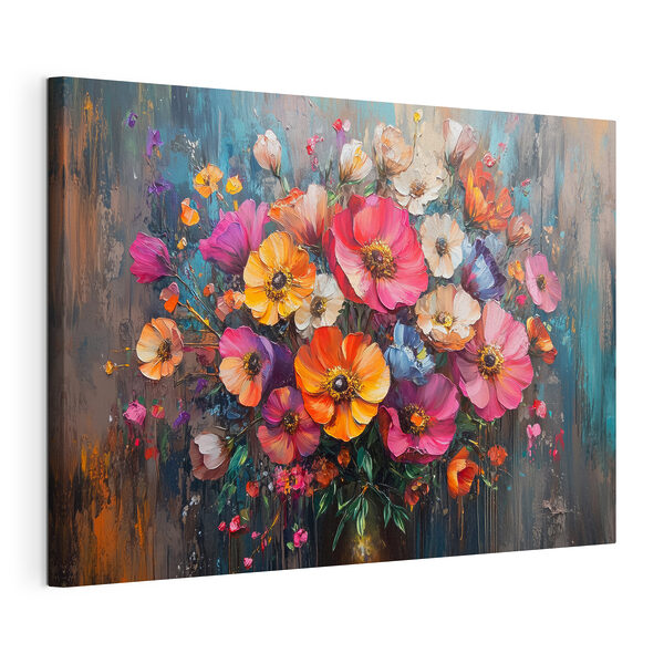 Peinture de fleurs dans un vase Tableaux Peinture de fleurs dans un vase