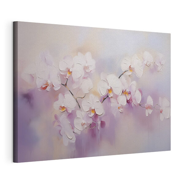 Peinture de fleurs blanches Tableaux Peinture de fleurs blanches