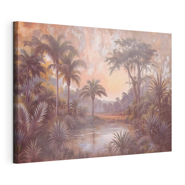 Rivière avec arbres et plantes Tableaux Rivière avec arbres et plantes
