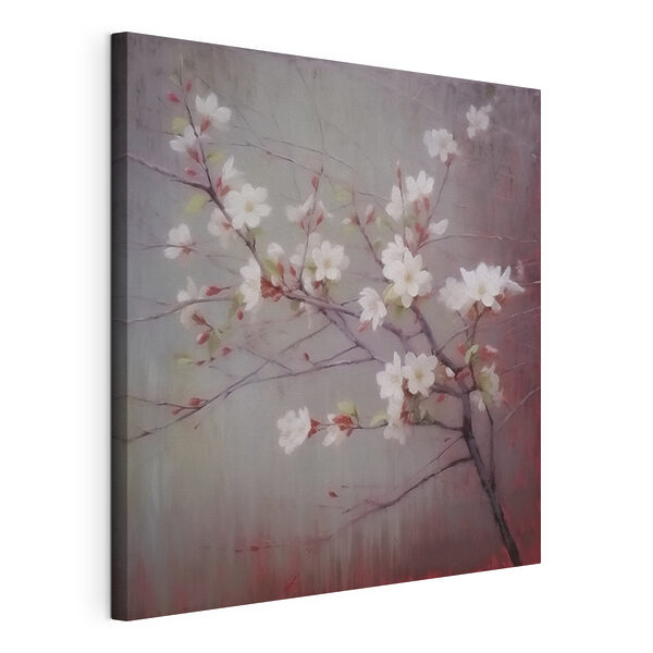 Tableaux Fleurs blanches sur une branche